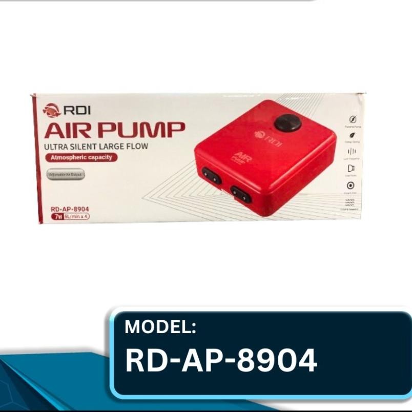 Jual RDI AP 8904 Mesin Aerator Pompa Udara Aquarium Aquascape 4 Lubang ...