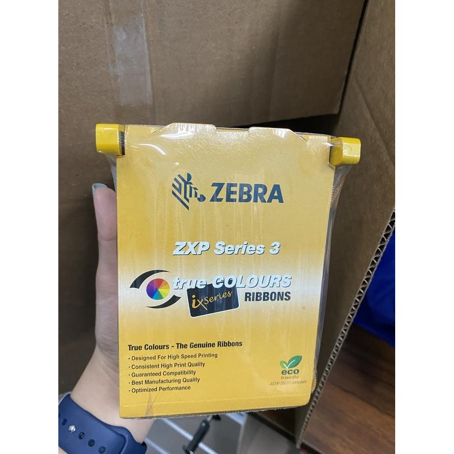 Jual Ribbon Black ID CARD ZEBRA ZXP 3 SERIES / Ribbon Zebra ZXP3 Black ...