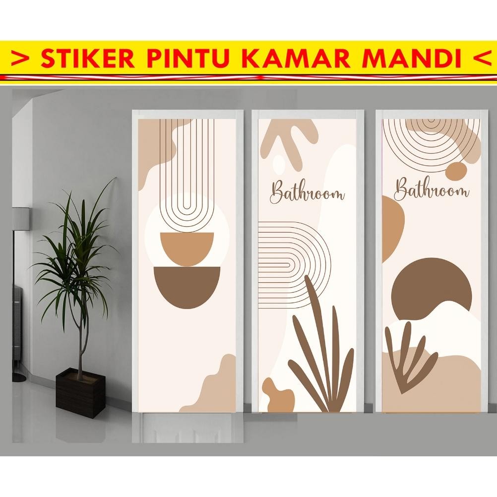 Jual (Terbaru) STIKER PINTU KAMAR MANDI, STIKER WC MOTIF AESTHETIC ...