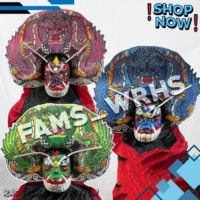 Jual Fams Wrhs Barongan Anak Ukuran Jumbo Barongan Spons Devil Barongan ...
