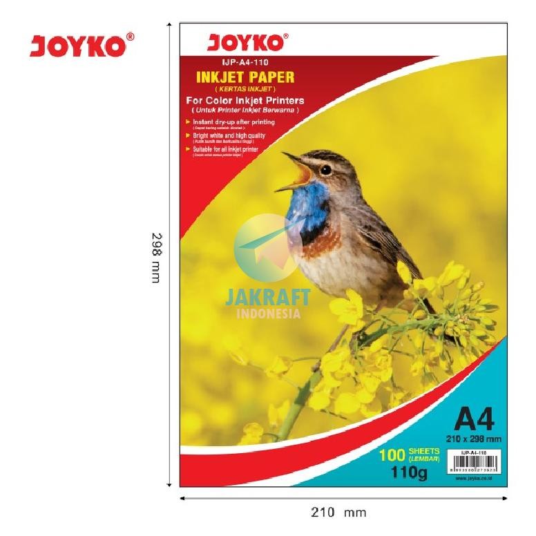 Jual (100 Lembar) Kertas Foto Doft Doff A4 / 8R Tebal 110 Gram Gsm ...