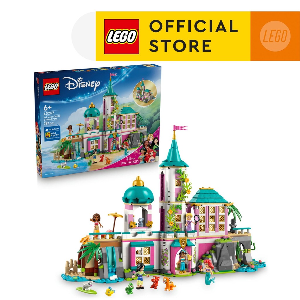 Jual LEGO Disney Princess 43267 Princess Castle Royal Pets 787 