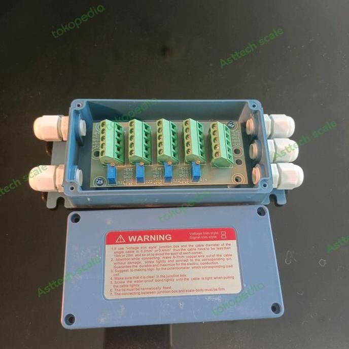 Jual Junction Box Timbangan 4 Hole / Junction Box Timbangan 4 Loadcell ...