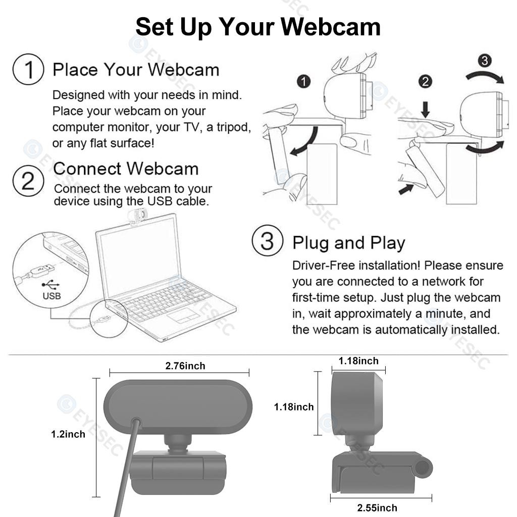 Jual PV Webcam 1080P Laptop USB Kamera PC With Mic Camera Webcast Live ...