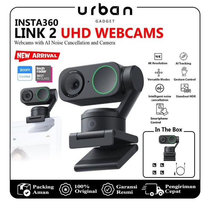 Jual Insta360 Link 2/ Link 2C Ai Webcam Portable Uhd - Resmi Co ...