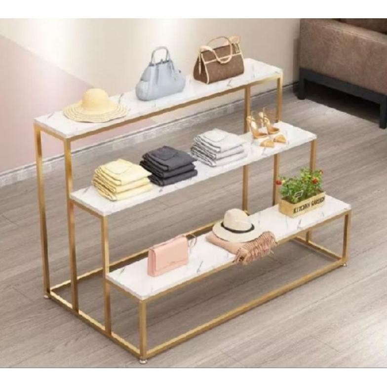 Jual display rak susun/display rak 3tingkat/rak serbaguna aSt | Shopee ...
