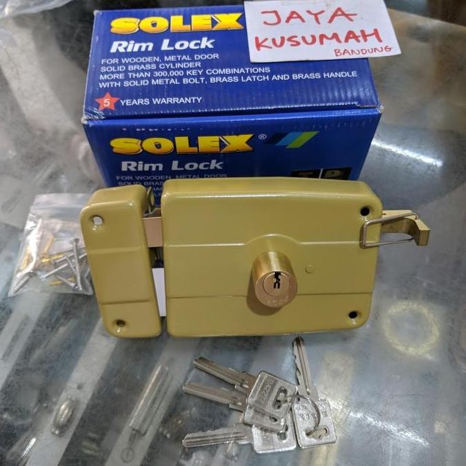 Jual Kunci Otomatis / Rim Lock Pintu Besi / Gerbang / Ruko | Shopee ...