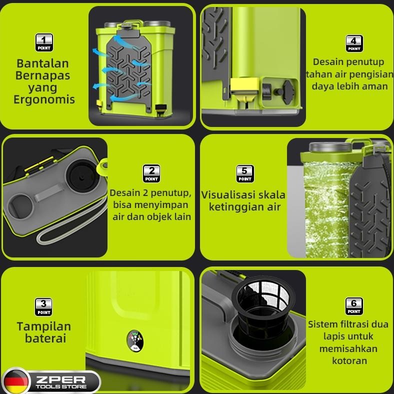 Jual Mesin Semprotan Tanaman Elektrik Tangki Semprot Pertanian Elektrik ...