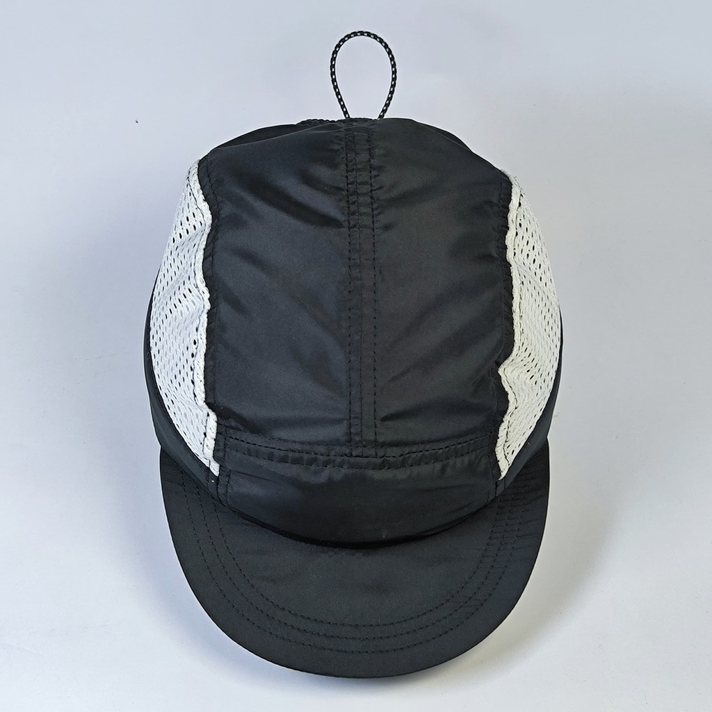 Jual Topi 5 Panel - Topi Training - Topi Running Cap Warna Hitam Jaring ...