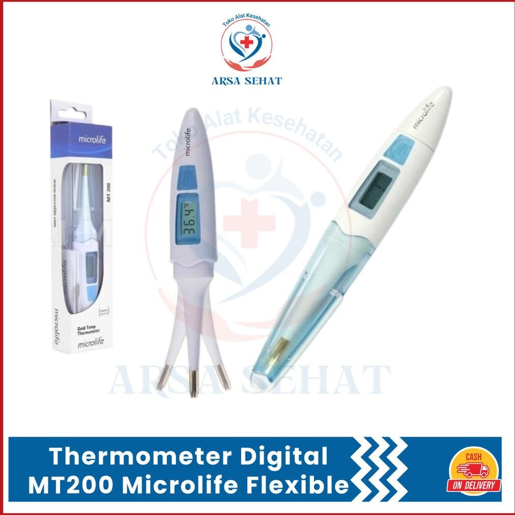 Jual Thermometer Digital Microlife MT200 / Termometer Flexible, Ketiak ...