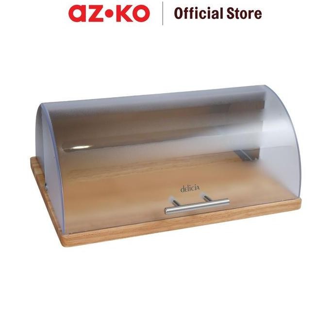 Jual AZKO Delicia Tempat Roti Lignum Wd bread container wadah ...