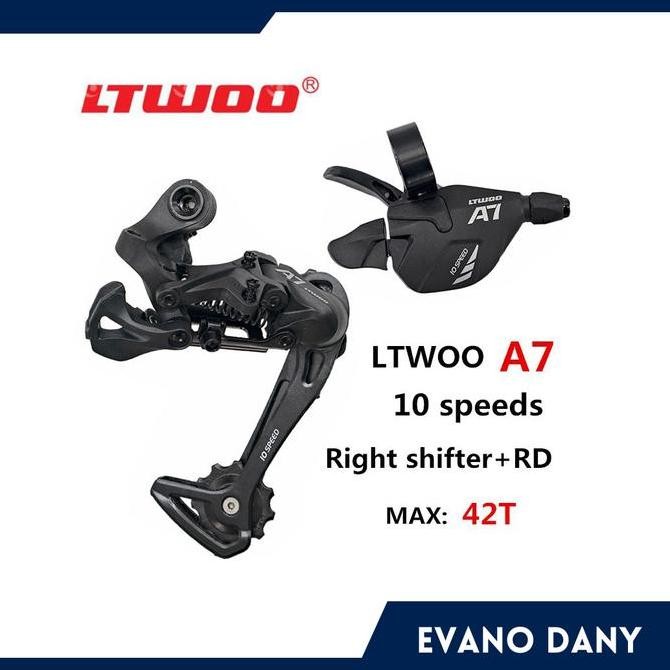 Jual LTWOO A7 10 Speed Long Cage RD + Right Shifter Kanan | Shopee ...