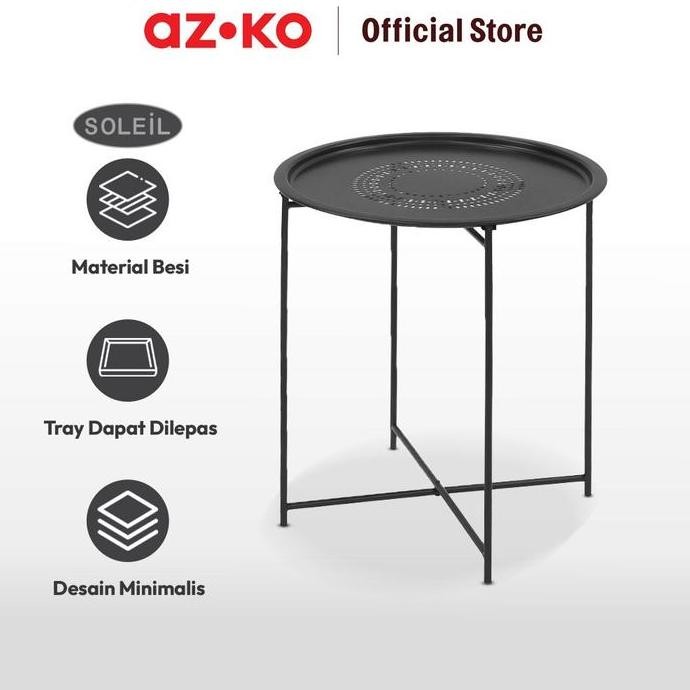 Jual AZKO Soleil Meja Teras Dengan Tray Meja Luar Ruangan Garden Table ...