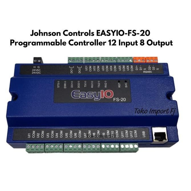 Jual JOHNSON CONTROLS EASYIO-FS-20 PROGRAMMABLE CONTROLLER EASYIO FS 20 ...