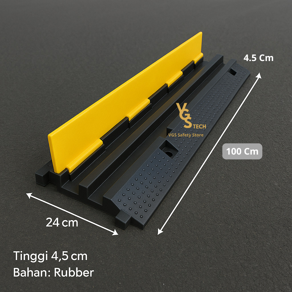 Jual Speed Bump Cable Protector 2 Line Polisi Tidur Pelindung Kabel 2 ...