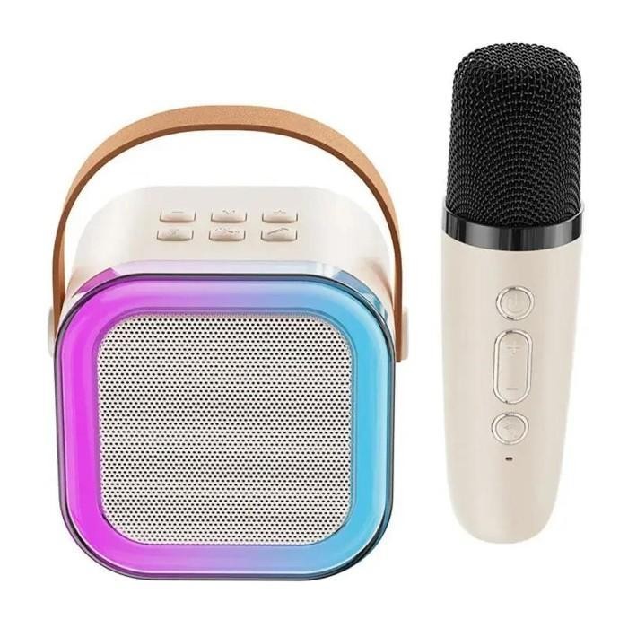 Jual Speaker Wireless Bluetooth Karaoke KTV + Mic Set Karaoke Speaker ...