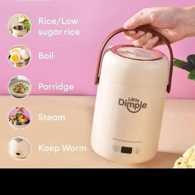 Jual Little Dimple Mini Portable Cooker 5in1 , Rice / Low Sugar Rice ...