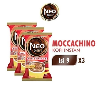Neo Coffee Kopi Instan Moccachino Pack 20 gr isi 6 + 3 pcs x3