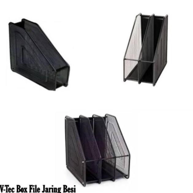 Jual Stok Terbatas V-Tec Box File Besi Jaring 3 Susun - Rak Dokumen ...