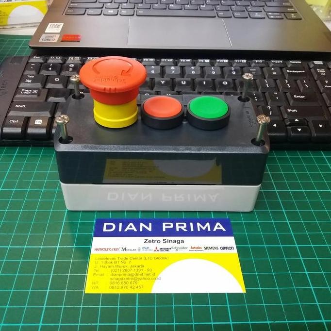 Jual Schneider Control Box Kombinasi Emergency Stop Start Nc Nc No ...