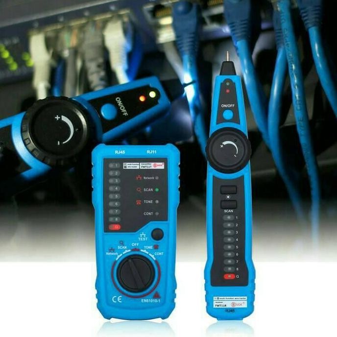 Jual NEW Alat Ukur Lan RJ45 RJ11 Cat5 Cat6 Testes Network Wire Tracker ...