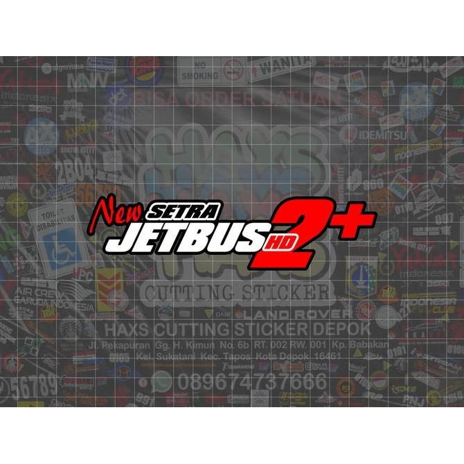 Jual Cutting Sticker Bismania New Setra Jetbus Hd 2 Uk 15 Cm Mobil ...