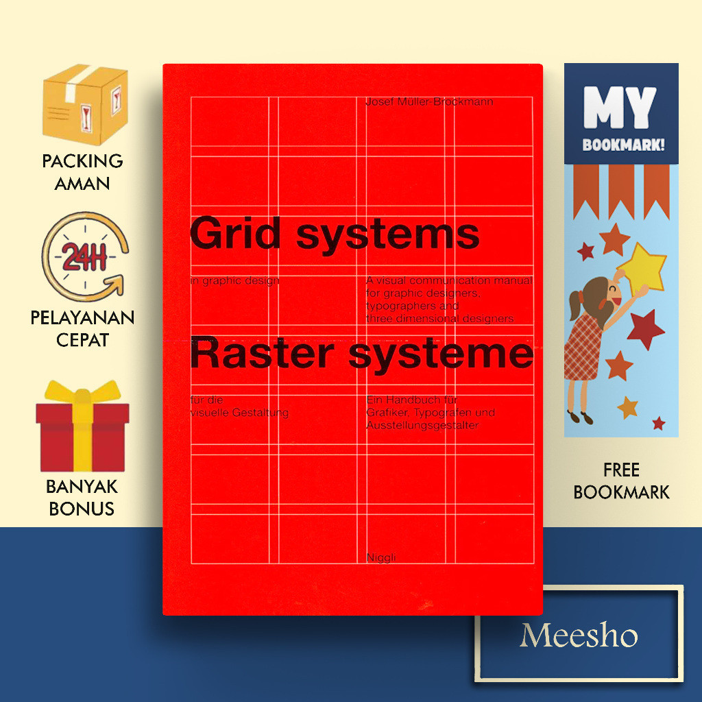 Jual Grid Systems in Graphic Design Raster Systeme Fur Die Visuele Gestaltung (English) Shopee