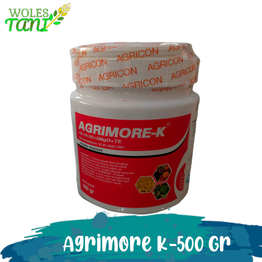 Jual Pupuk Agrimore K 500 Gram Nutrisi Pembuahan Tanaman Penambah Bobot ...