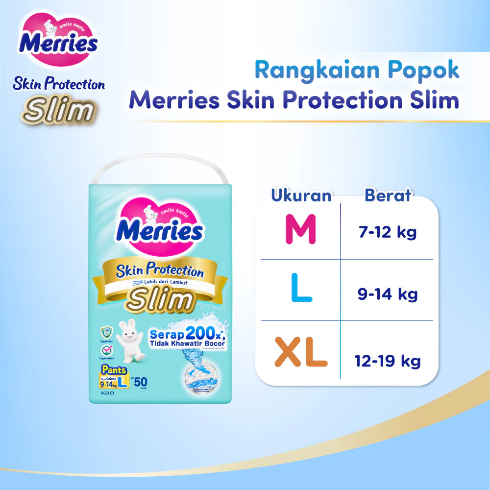 Perbandingan Harga Merries Skin Protection Slim Pants M52 di Shopee dan Tokopedia