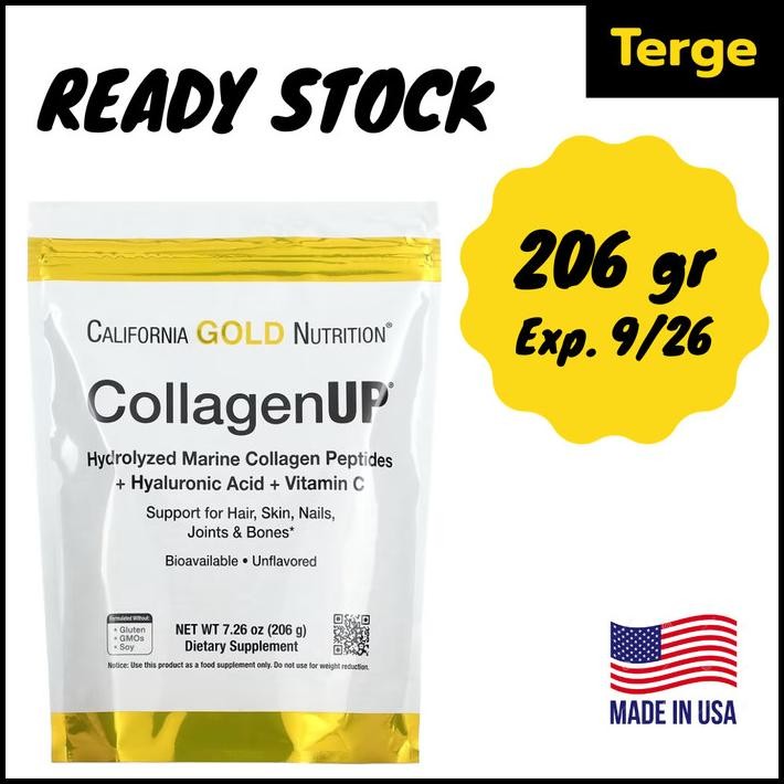 Jual California Gold Cgn Collagen Up Marine Collagen Peptides Ha Vit C ...
