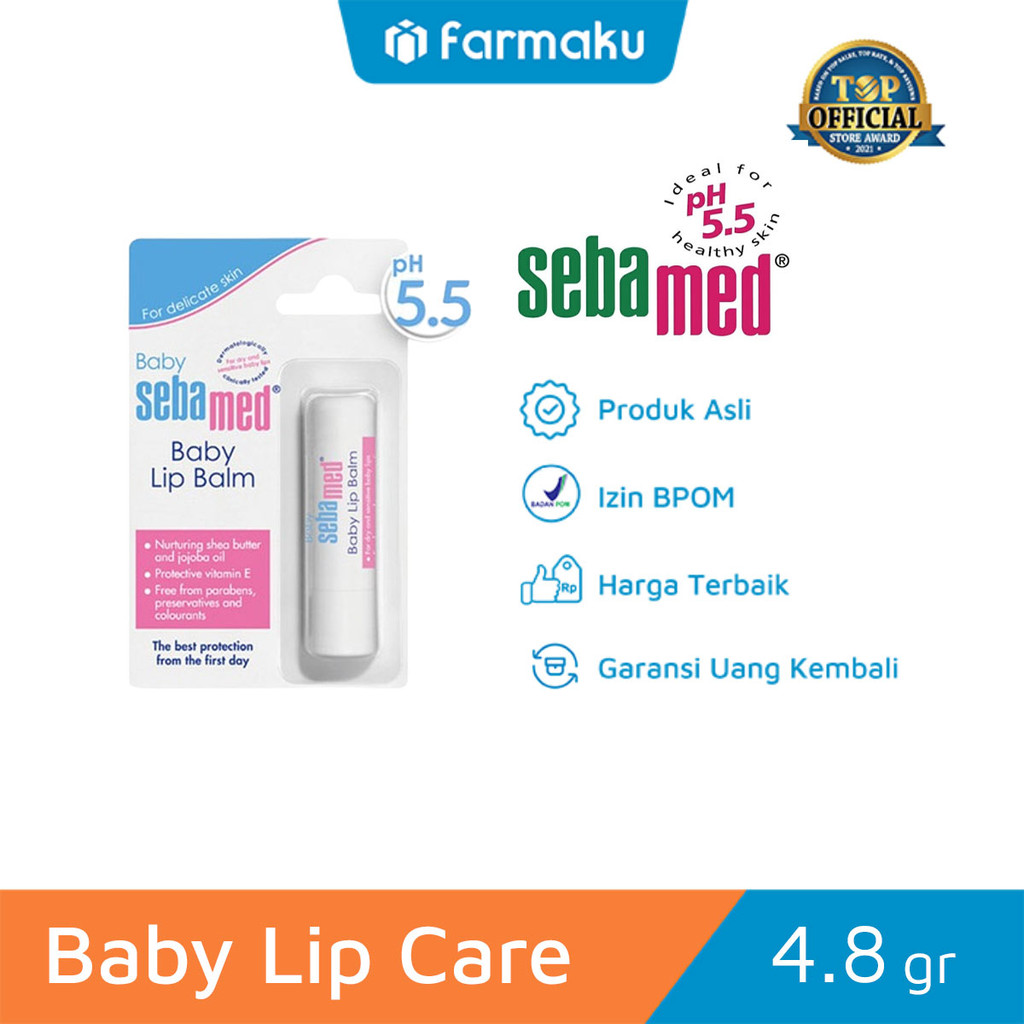 Jual Sebamed Baby Lip Balm 4.8 gr Pelembab Bibir Bayi (Variasi