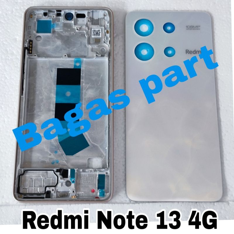 Jual Casing Housing Fullset Xiaomi Redmi Note 13 4G Backdor Tutup ...
