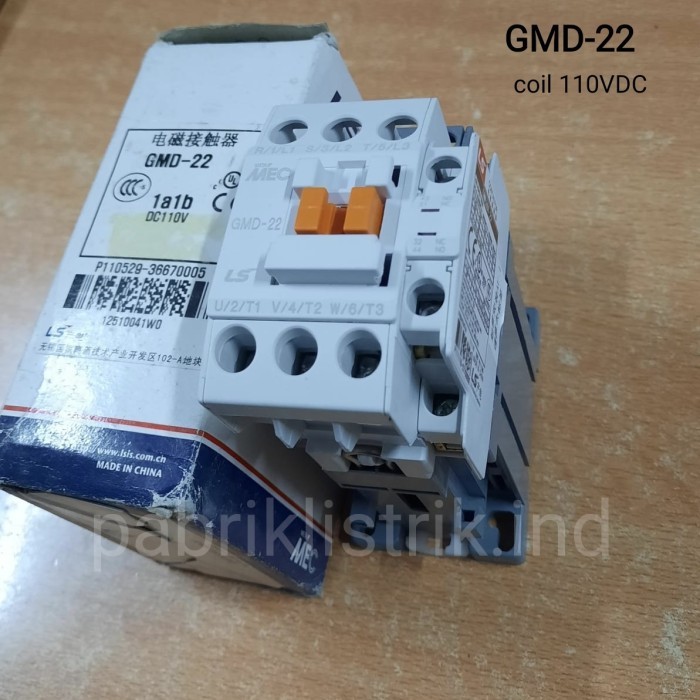Jual Magnetic contactor GMD 22 atau GMC 22 MC 25b coil 110V DC LS ...