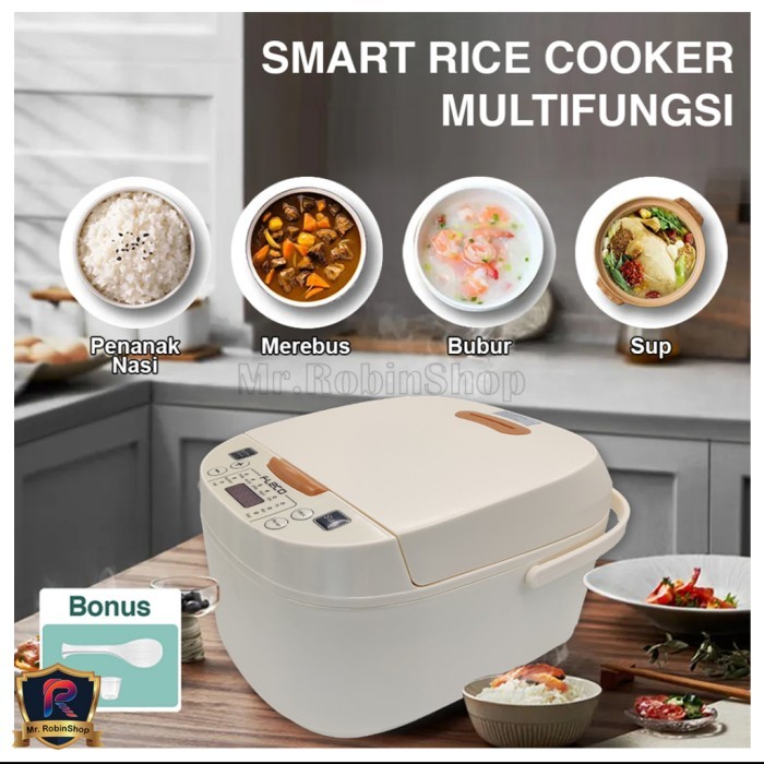 Jual Rice Cooker smart magic com 2L Fleco QB-801 multi fungsi low carbo ...