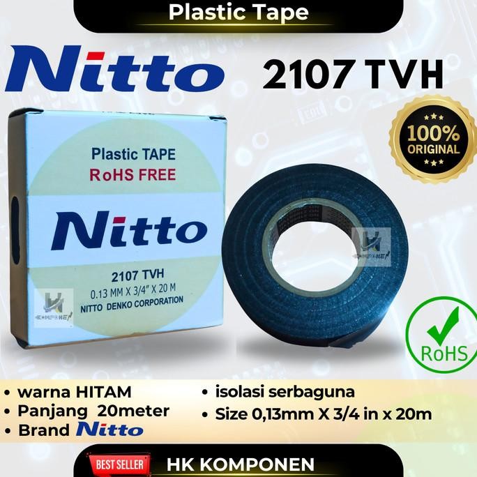 Jual ISOLASI LISTRIK RSTN NITTO ORIGINAL ELECTRICAL TAPE 3/4 IN ASLI ...