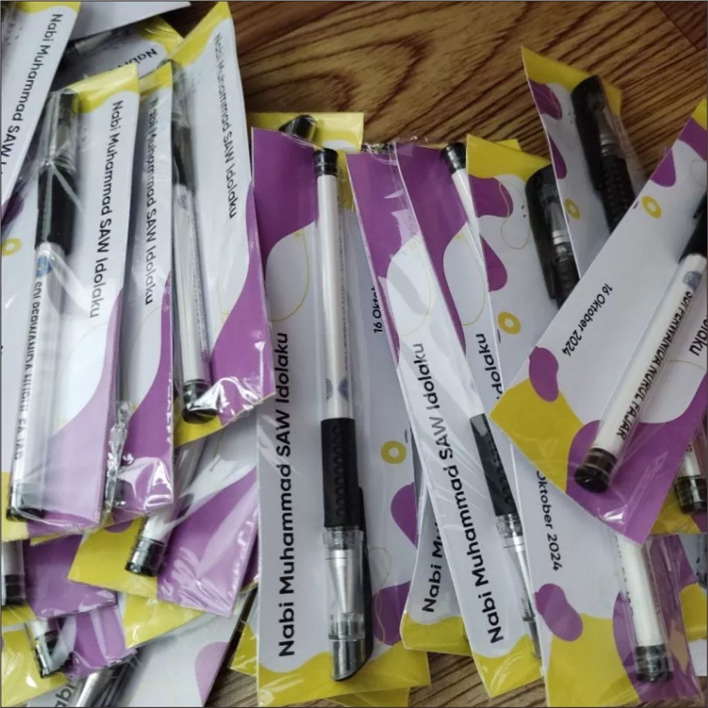 Jual Pulpen Promosi Souvenir Ekonomis Custom Packing | Bolpoin Custom ...