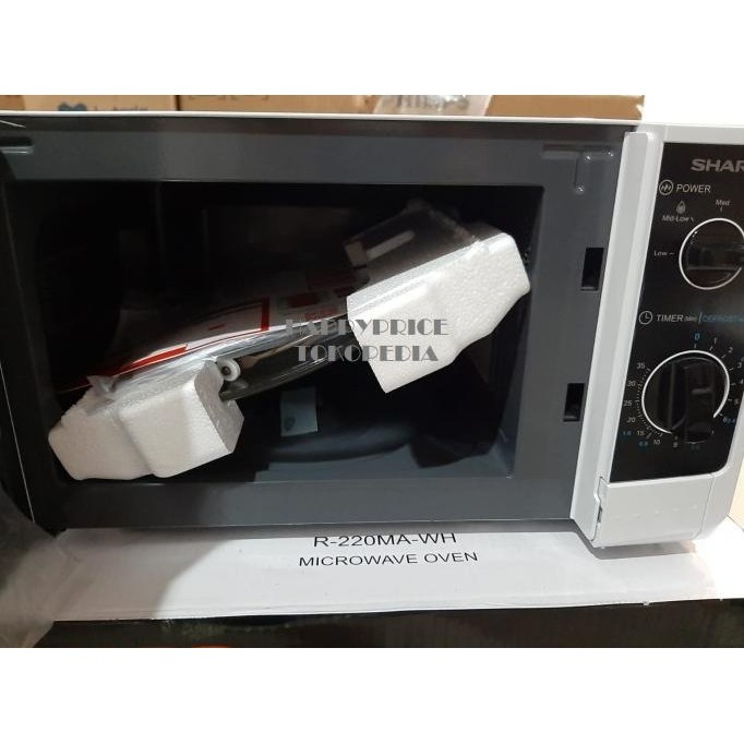Jual Microwave Sharp R 220 Sharp Microwave Oven Low Watt 20 L R220-MAWH ...