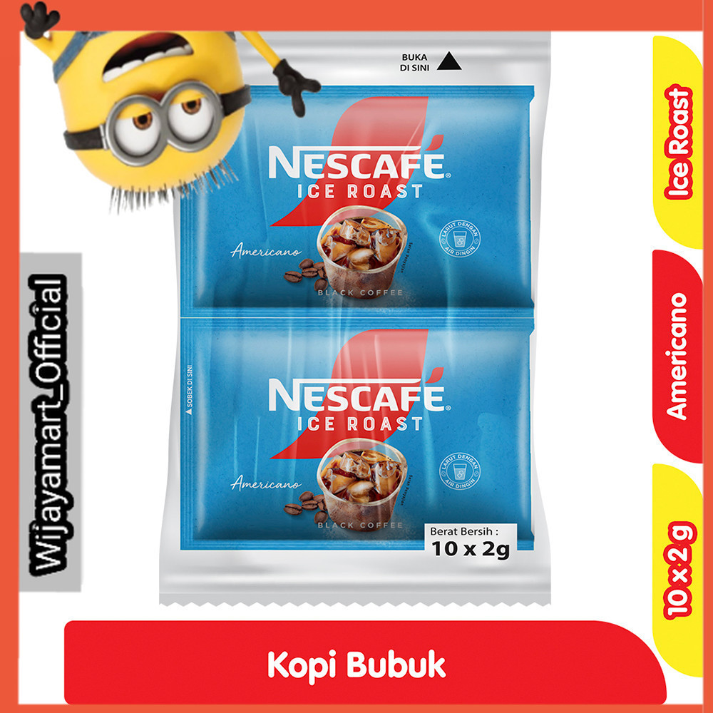 Jual Nescafe Ice Roast Kopi Instan Americano Bag 10 x 2 g | Shopee ...