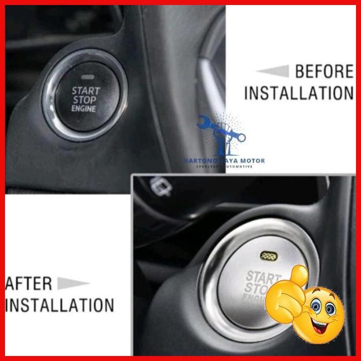 Jual [HTO] COVER TOMBOL START STOP ENGINE TOYOTA AYLA AGYA RAIZE ROCKY ...