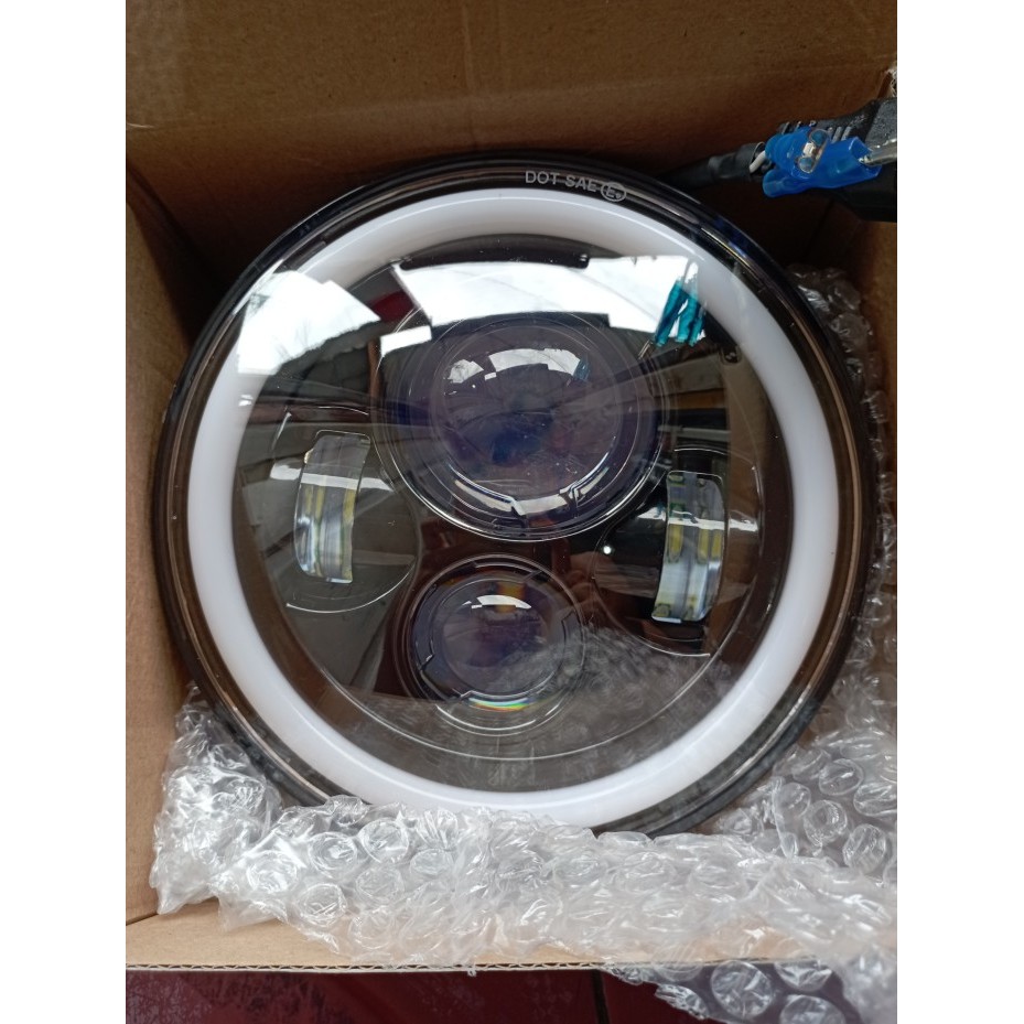 Jual Lampu Led Daymaker 7 Inch Headlamp Drl Kuning Pnp Jimny Katana ...