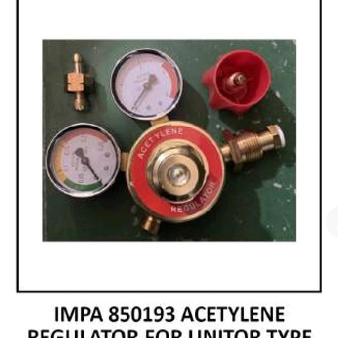 Jual IMPA 850193 REGULATOR ACETYLINE FOR UNITOR TYPE 1111T | Shopee ...
