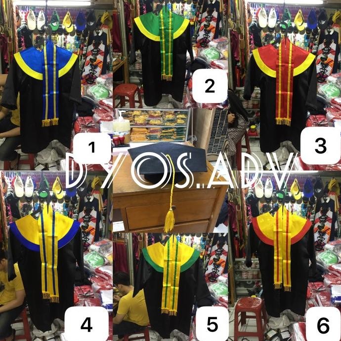 Jual Toga wisuda SD toga sd baju toga untuk anak-anak SD bahan satin ...