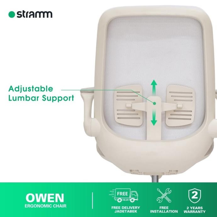 Jual Kursi Kantor Ergonomis Stramm Owen Shopee Indonesia