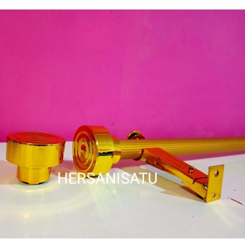 Jual 12.12 Rel Gorden Rollet Tiang Gordyn Full Set Batang Hordeng Pintu ...
