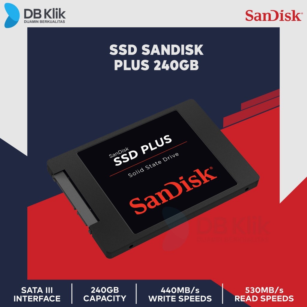 Jual Sandisk Ssd Plus 240Gb | Shopee Indonesia