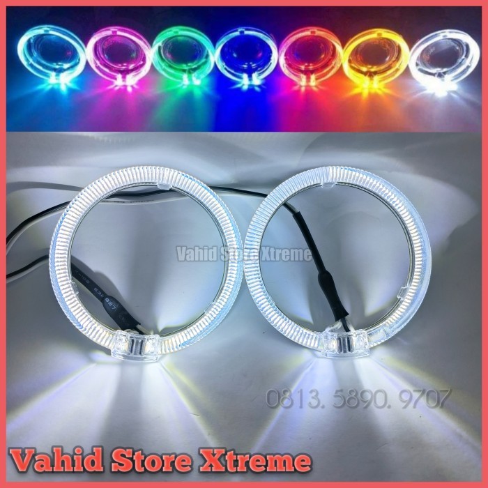 Jual RING LED CRYSTAL HALOS ANGEL EYES 80MM VAHID ORIGINAL | Shopee ...
