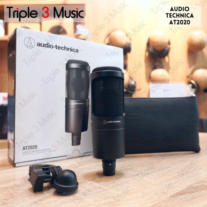Jual audio technica AT2020 Original Triple3music | Shopee Indonesia