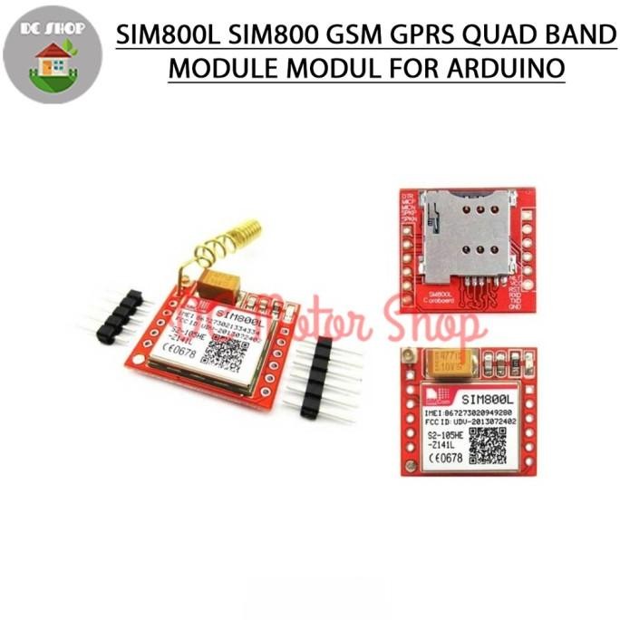 Jual SIM800L SIM800 GSM GPRS QUAD BAND MODULE MODUL FOR ARDUINO - ASLI ...