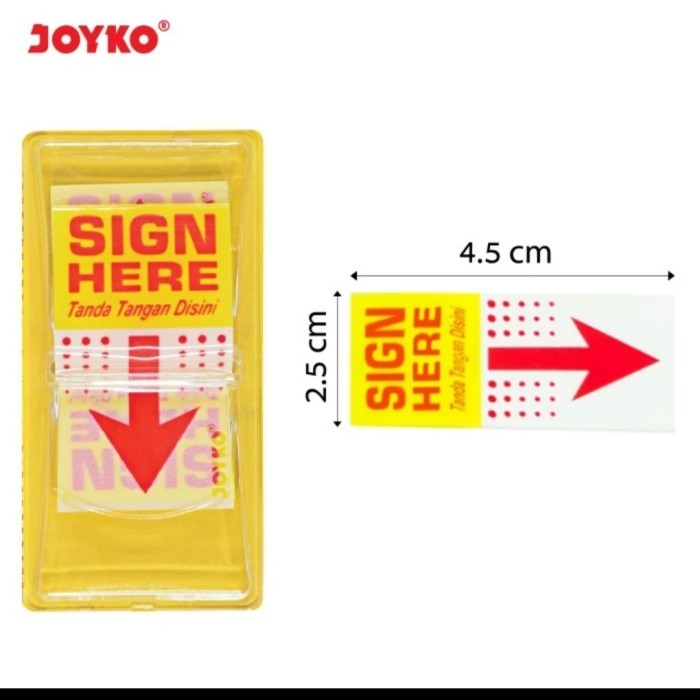 Jual HARGA DISC - Sign Here Joyko IM 35 ( 1 box Isi 24 Pcs ) Pembatas ...