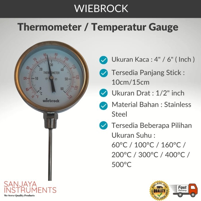 Jual NEW Thermometer Stick Wiebrock 4